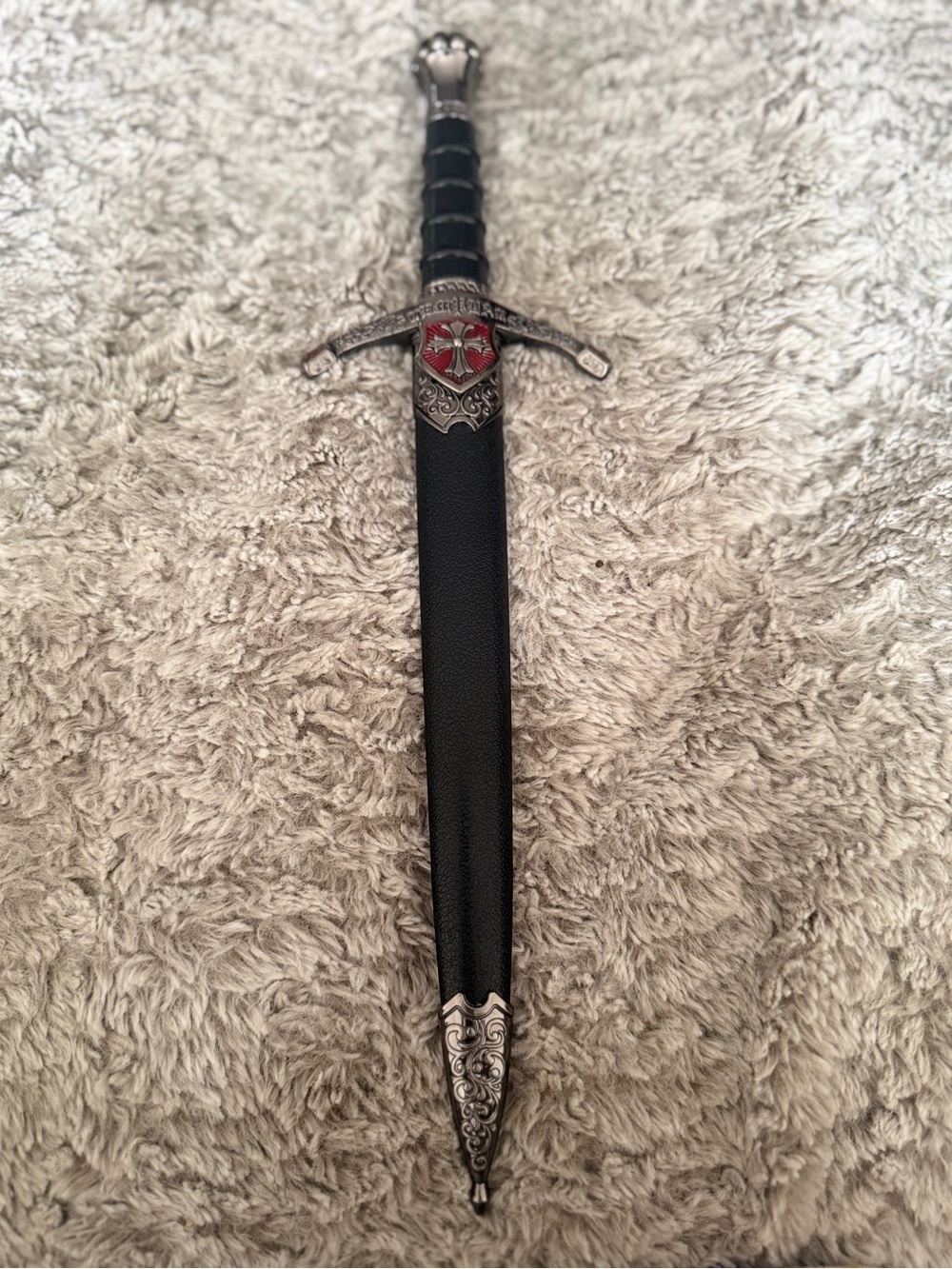 Chrome Hearts Black and Silver Medieval Style Dagger - Picture 2 of 3
